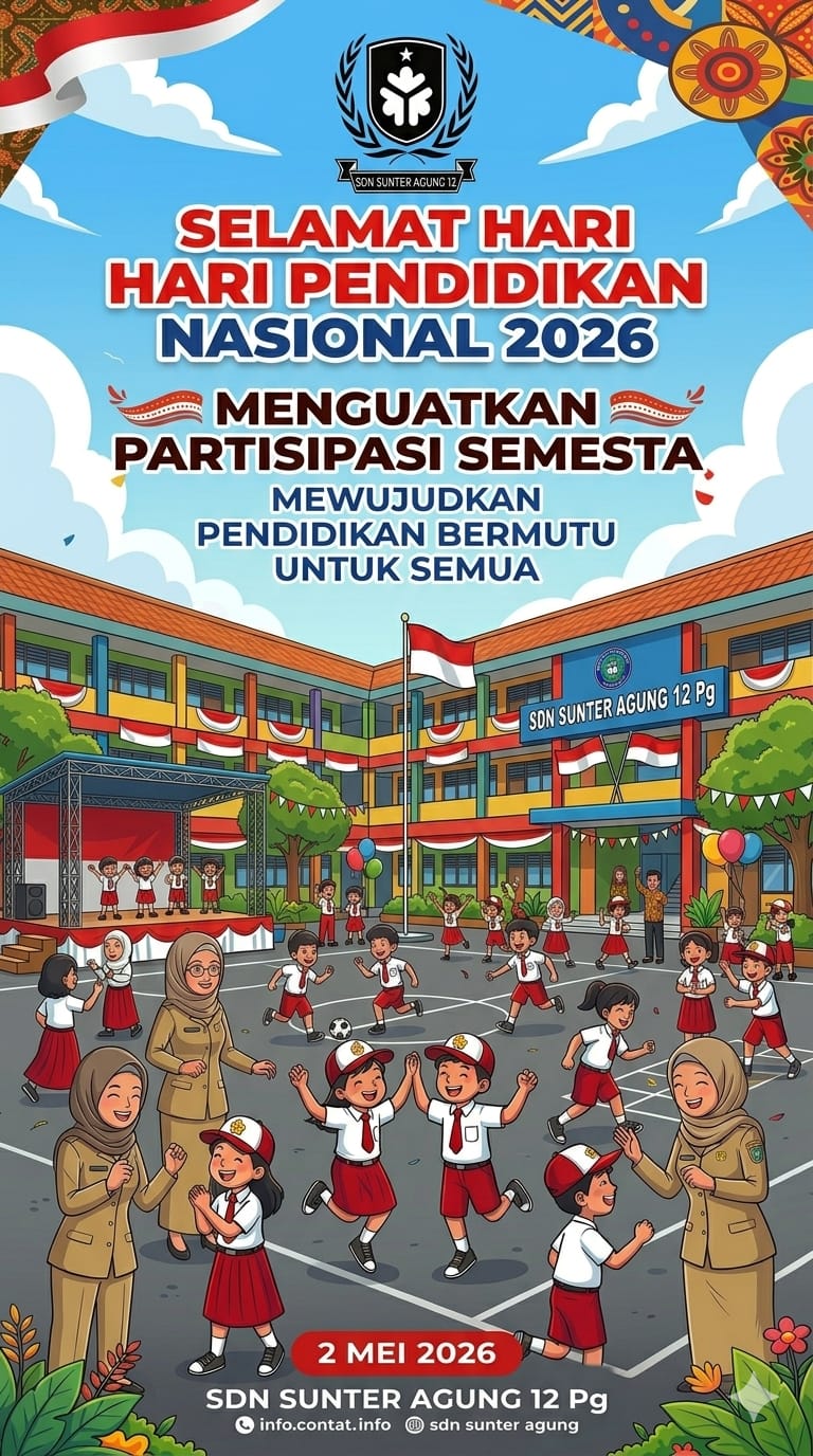 Peringatan Hari Pendidikan Nasional 2026 di SDN Sunter Agung 12 Pg - Berita SDN Sunter Agung 12 PG