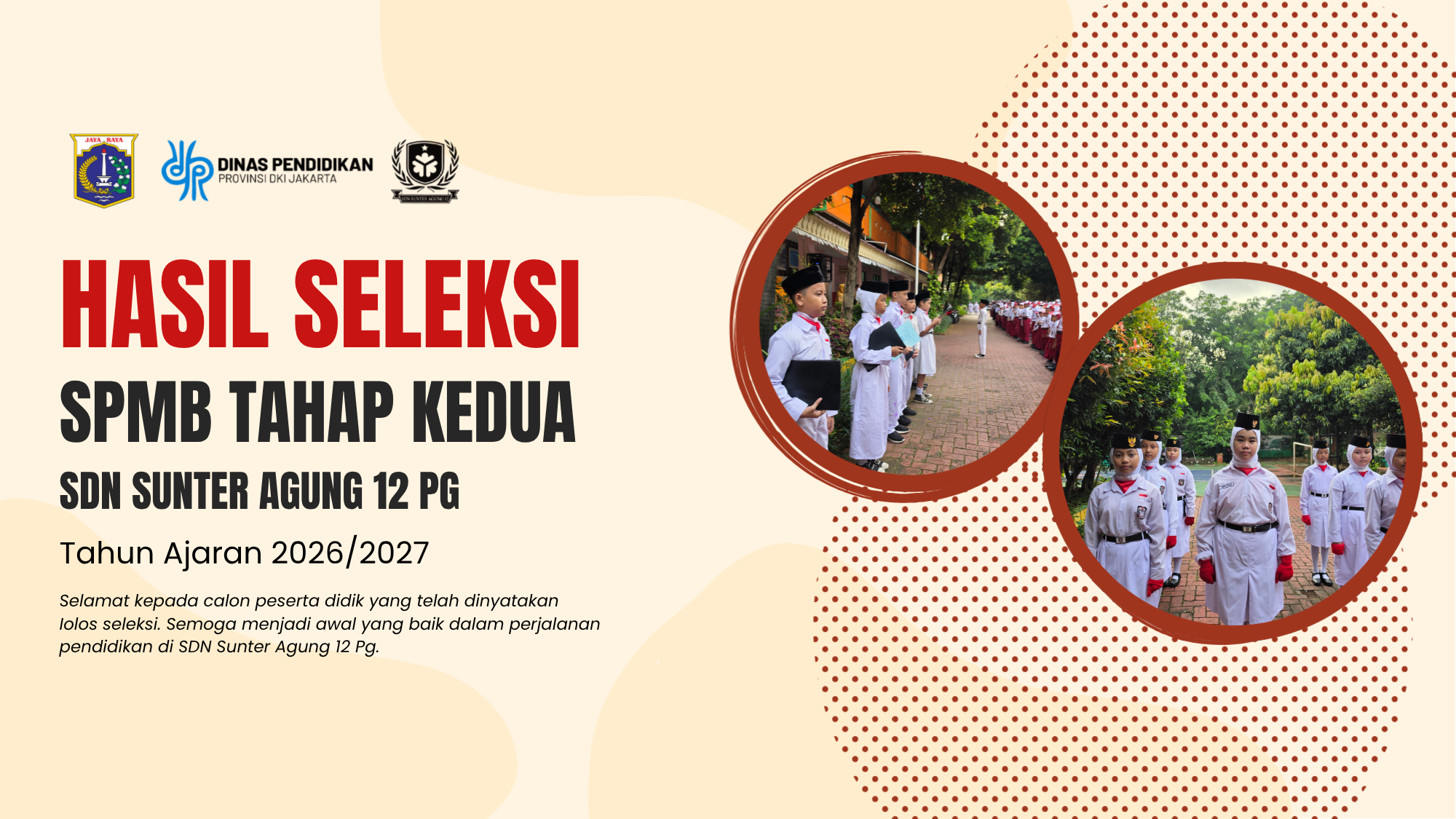 Hasil Seleksi SPMB Tahap Kedua SDN Sunter Agung 12 Pg Tahun Ajaran 2026/2027 - Artikel SDN Sunter Agung 12 PG