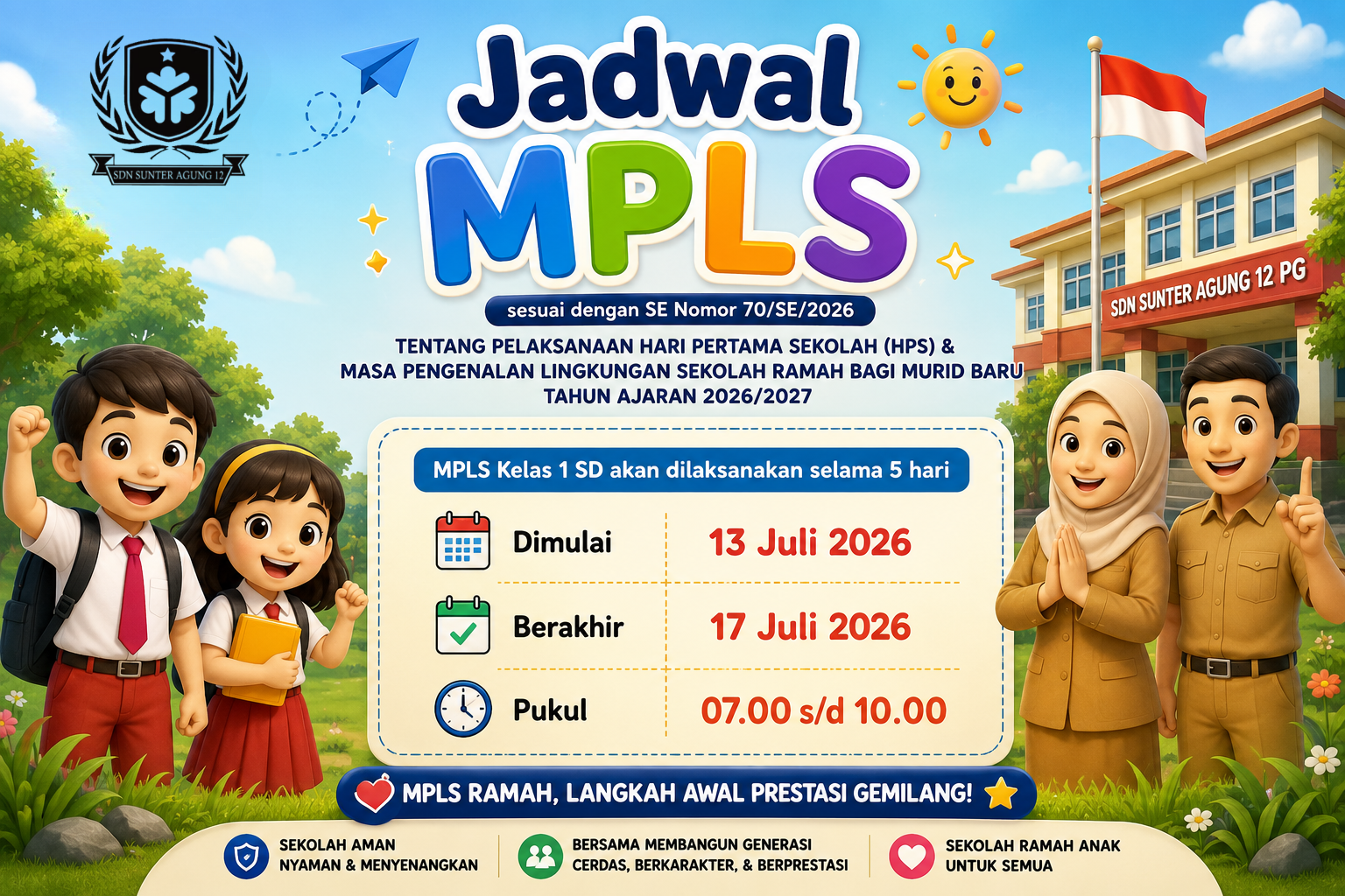 Sosialisasi Pra MPLS Ramah Tahun Ajaran 2026/2027 Bersama Orang Tua Murid Baru - Berita SDN Sunter Agung 12 PG